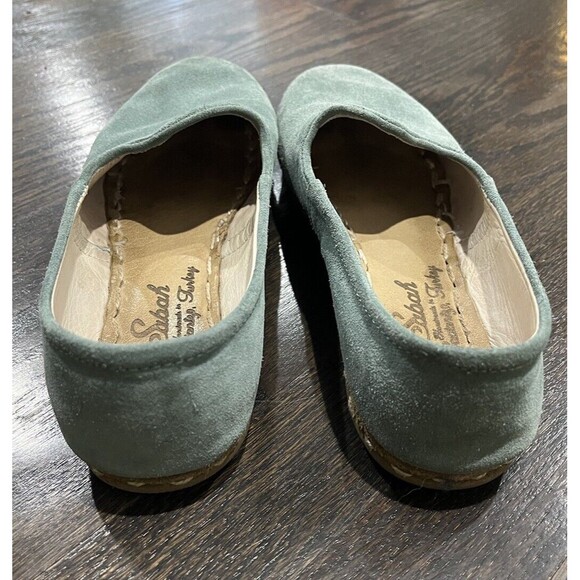 Sabahs Women’s 41 (US 9) Marmaris Suede Blue/ Teal Flats- Handmade Turkey - Picture 5 of 11